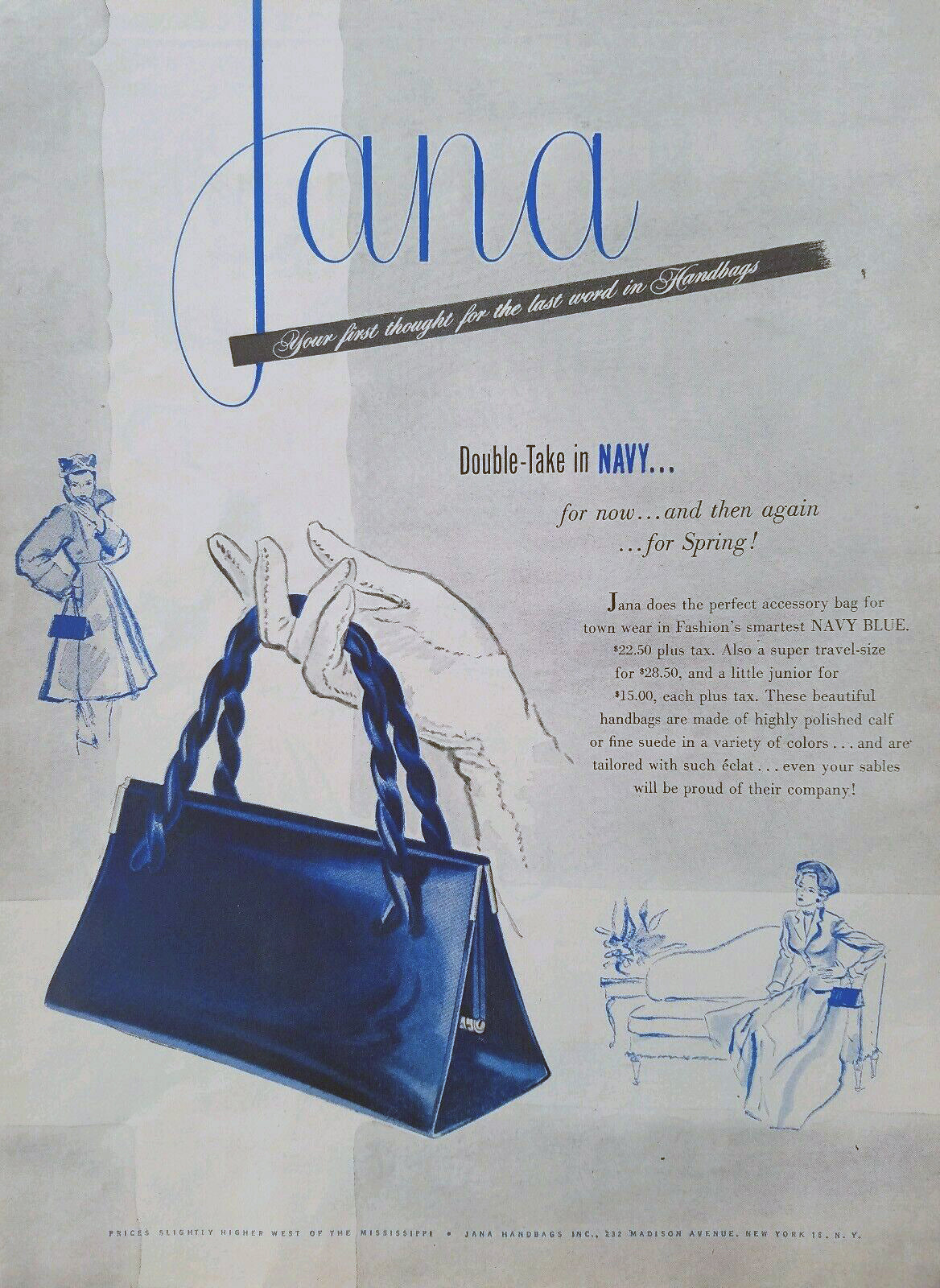 Vintage Jr (Julius Resnick) Handbag Carpetbag Purse Lucite Clasp