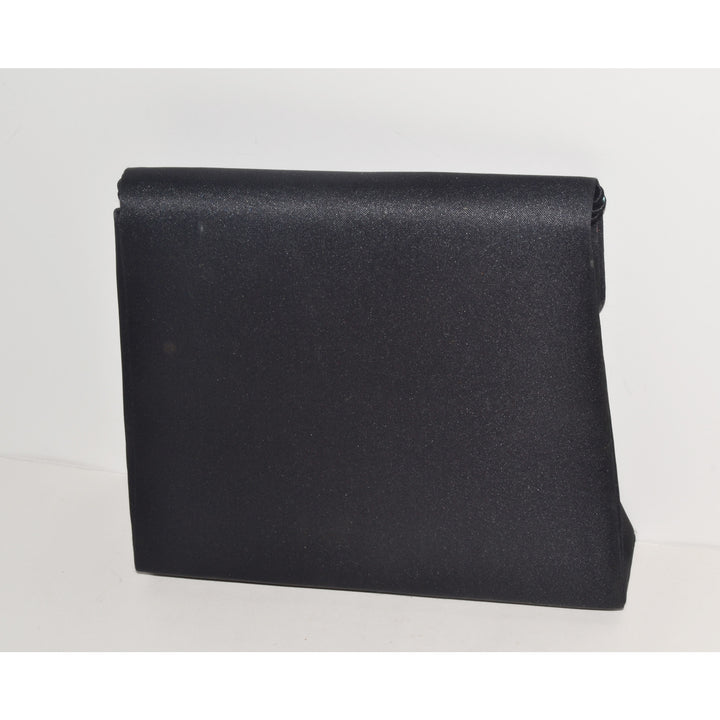 Vintage Satin Jeweled Evening Purse By Delill