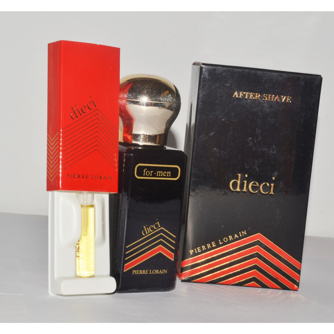 Vintage Dieci After Shave By Pierre Lorain