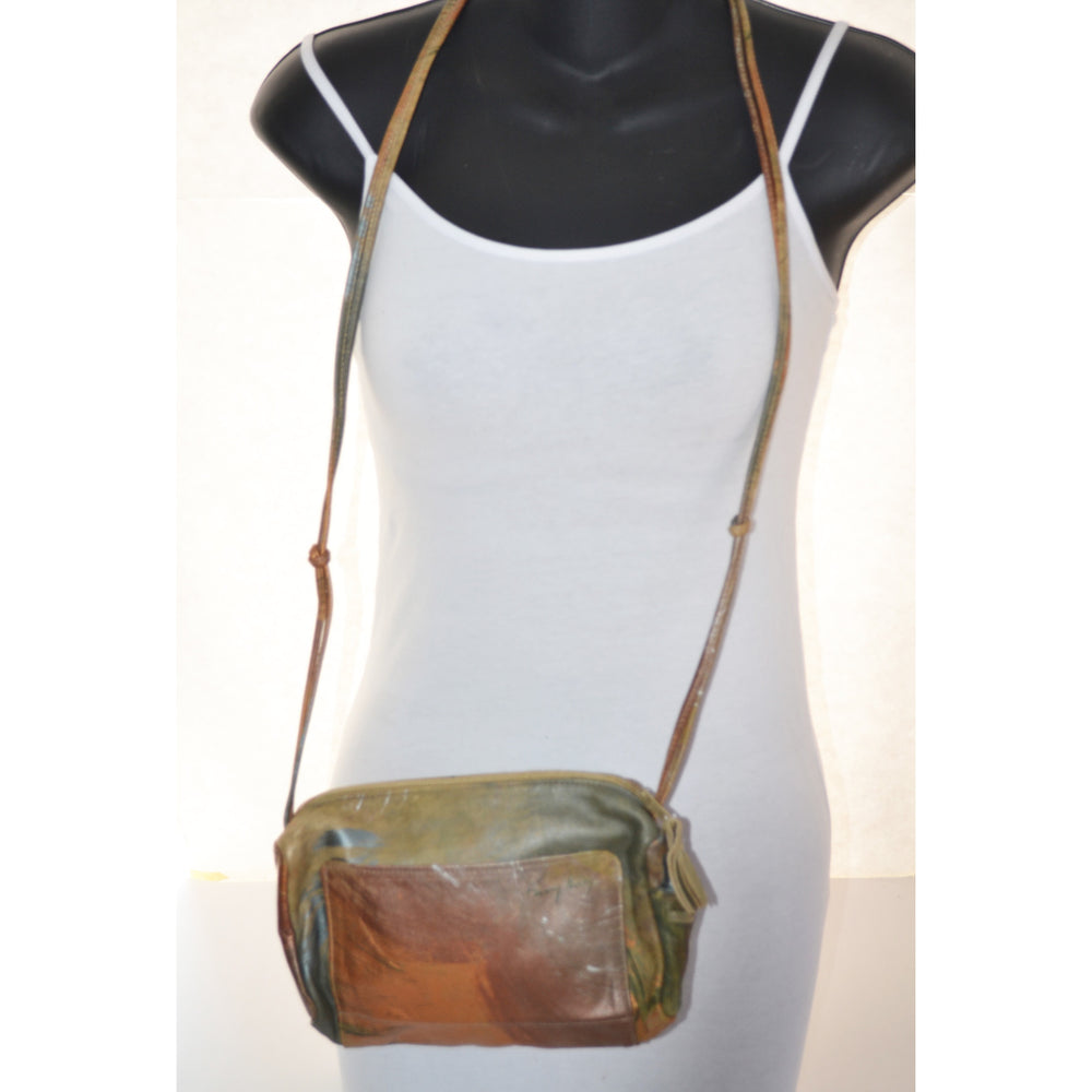 Vintage Mulit-Colored Horizon Shoulder Purse By Fancy Nancy