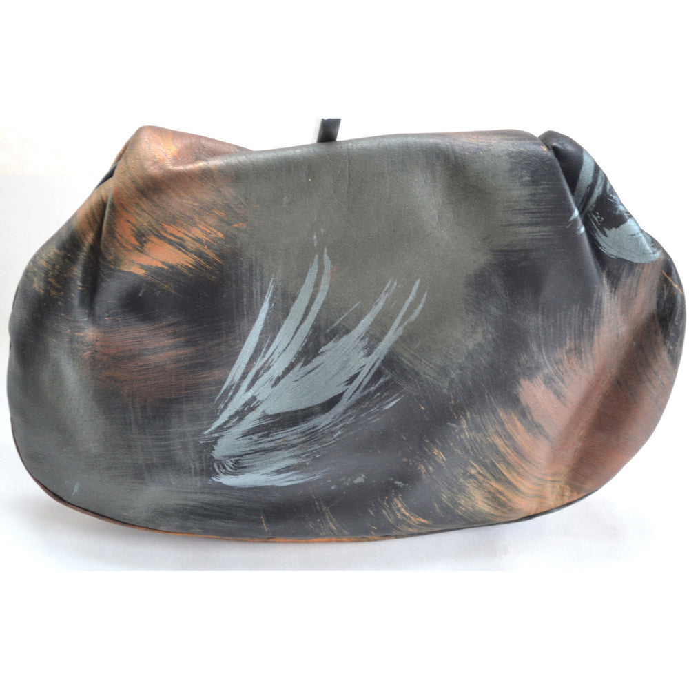 Vintage Handpainted Purse By 80's Fancy Nancy - 1980's