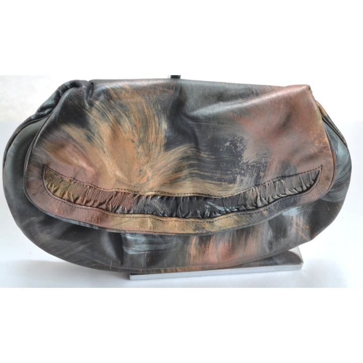 Vintage Handpainted Purse By 80's Fancy Nancy - 1980's