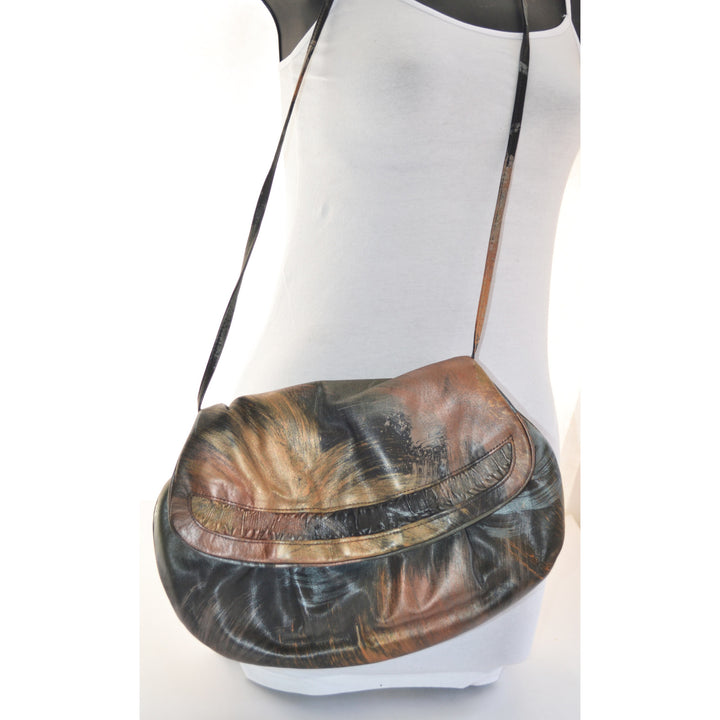 Vintage Handpainted Purse By 80's Fancy Nancy - 1980's