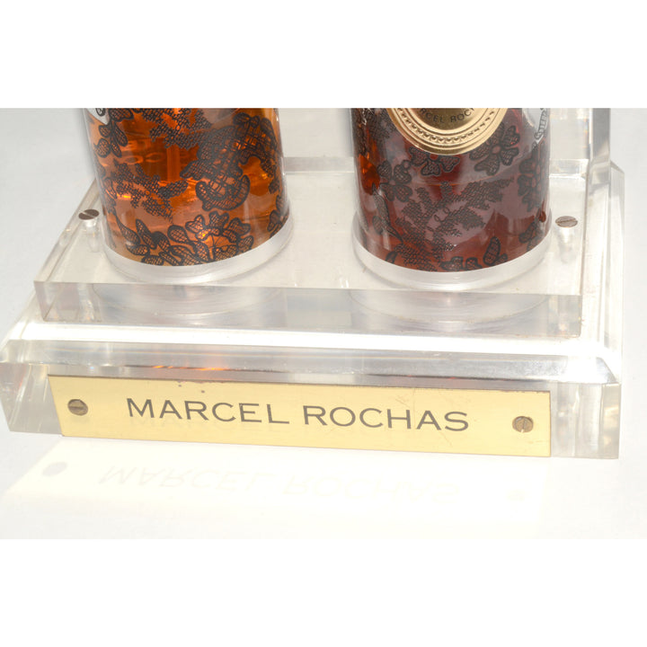 Vintage Femme Perfume Display Set By Marcel Rochas