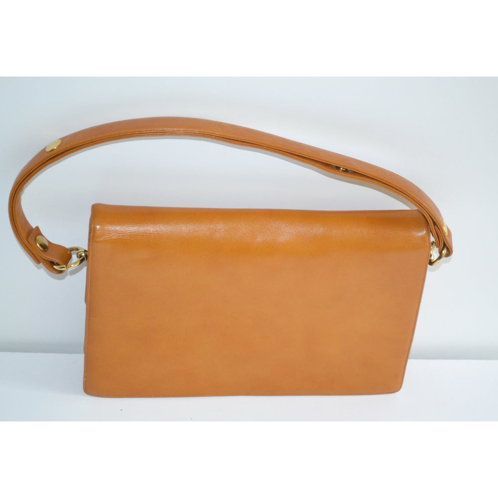 Vintage Brown Leather Purse By Joseph Shoes