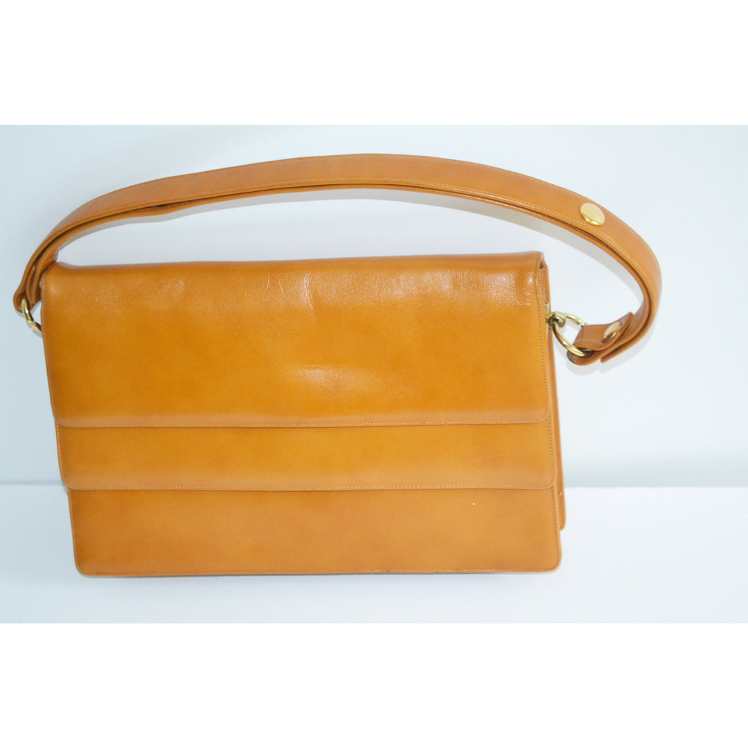 Vintage Brown Leather Purse By Joseph Shoes