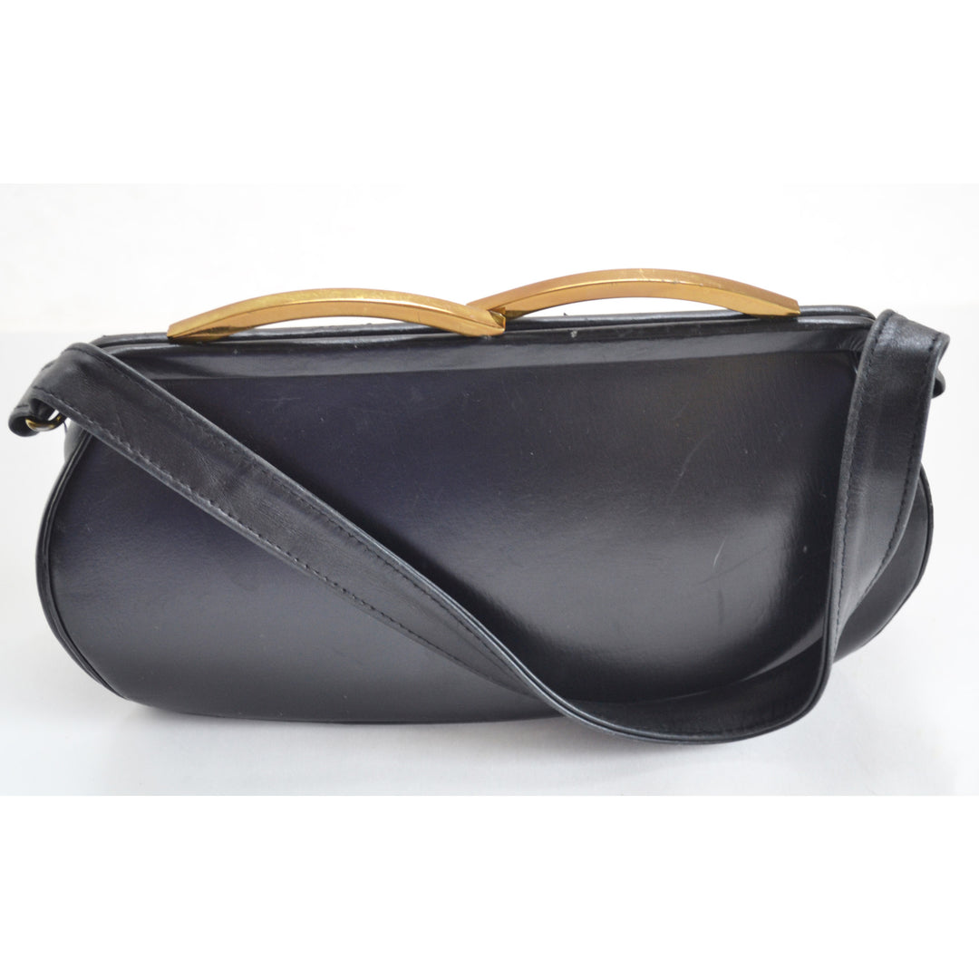 Vintage Black Leather Purse By Kessler