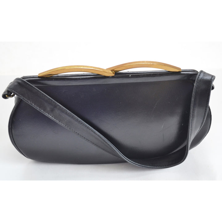 Vintage Black Leather Purse By Kessler