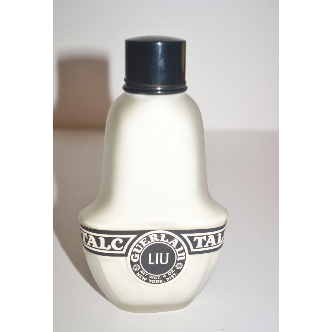 Vintage Liu Talc Lyre Bottle By Guerlain
