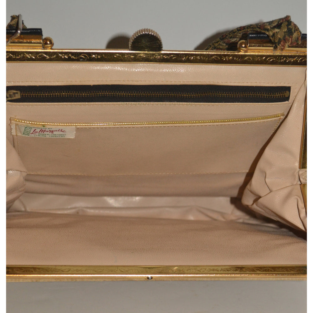 Vintage Italian Tapestry Purse By La Marquise