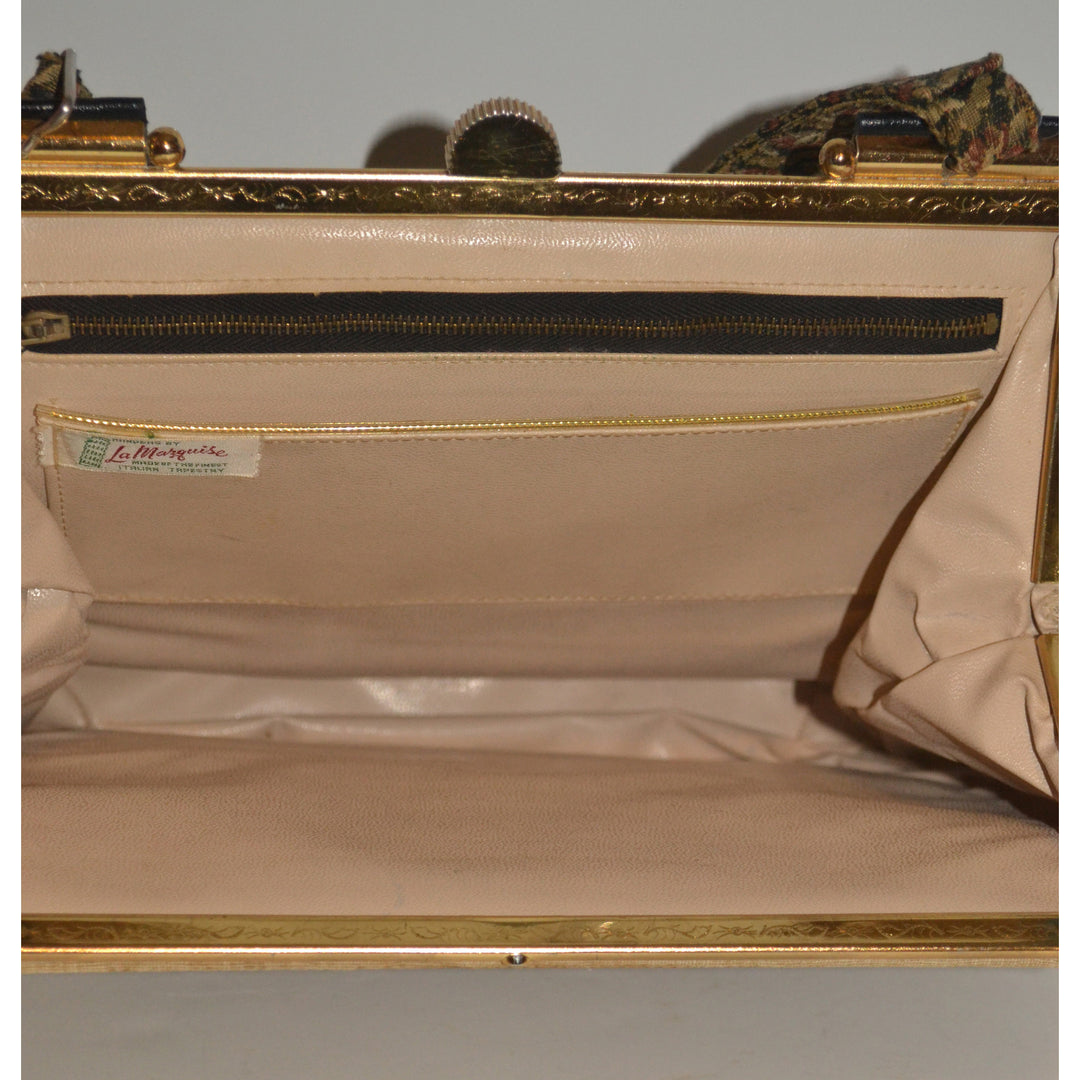 Vintage Italian Tapestry Purse By La Marquise