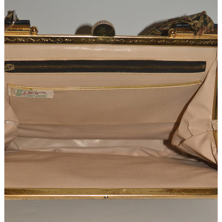 Vintage Italian Tapestry Purse By La Marquise