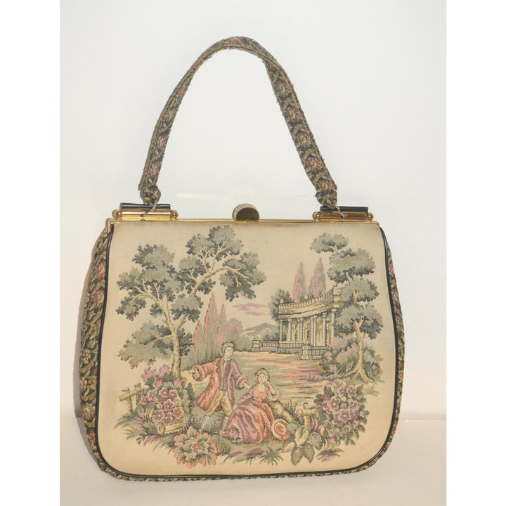 Vintage Italian Tapestry Purse By La Marquise