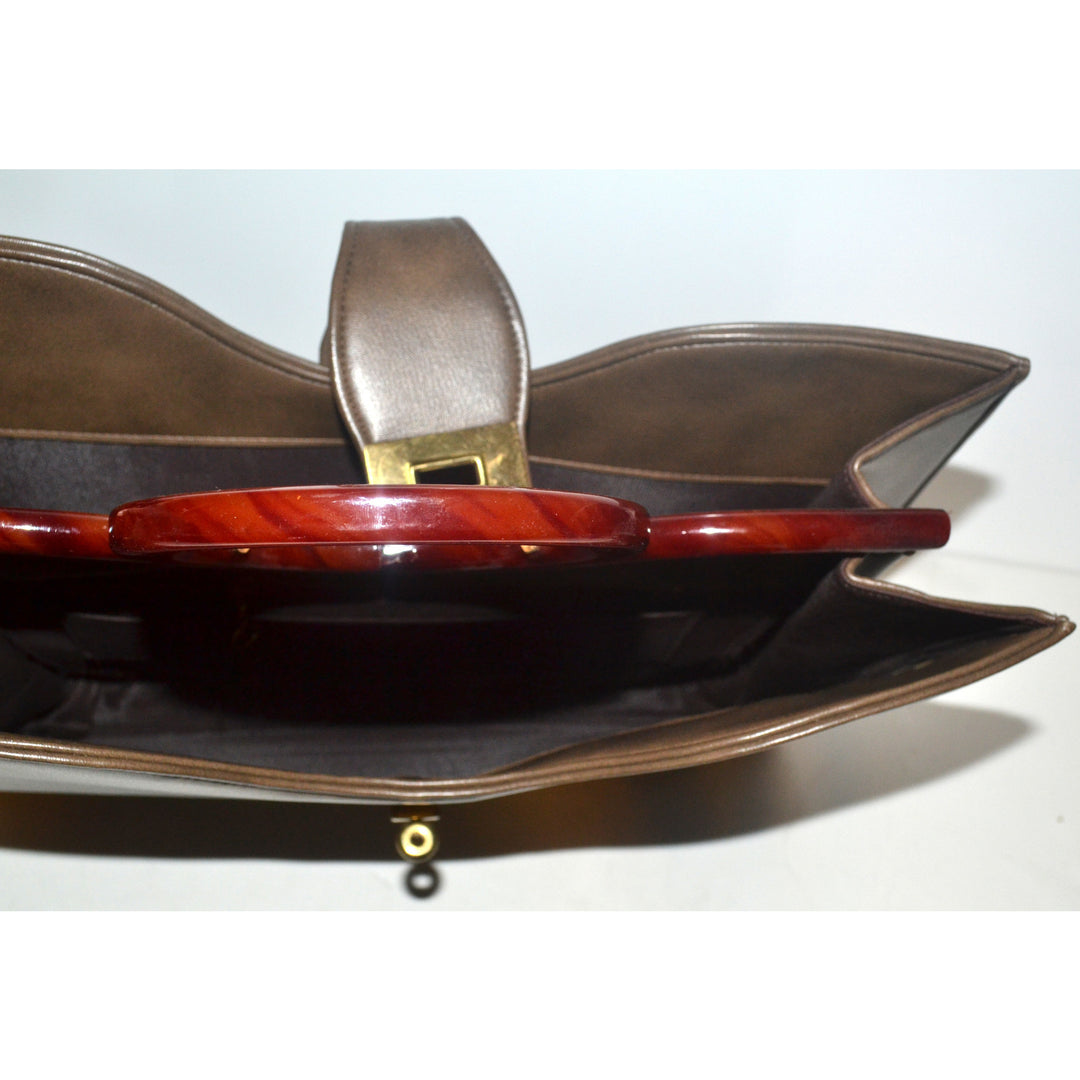 Vintage Structured Handbag by Lou Taylor