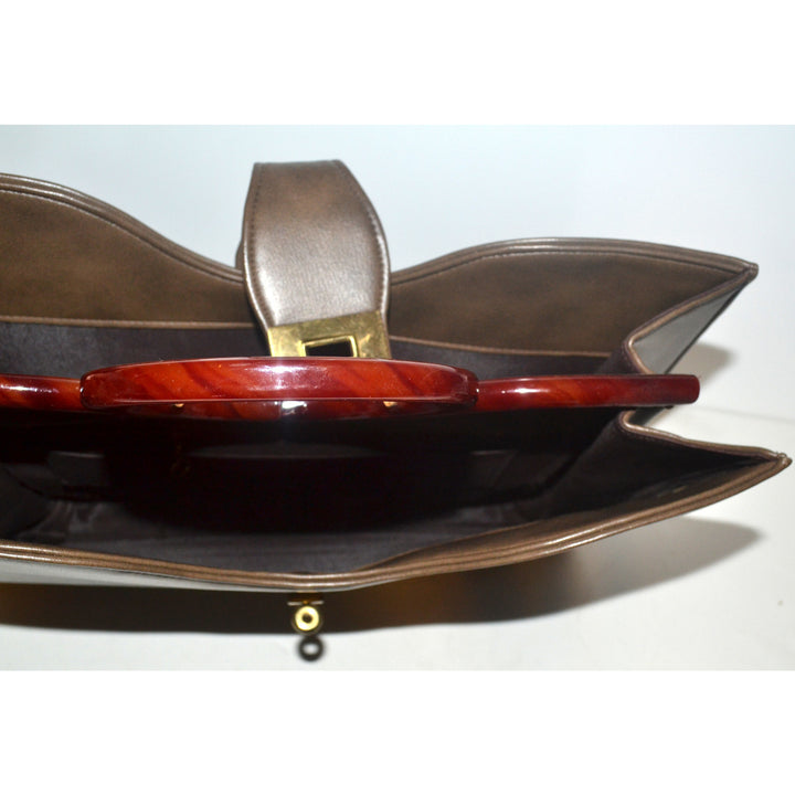 Vintage Structured Handbag by Lou Taylor