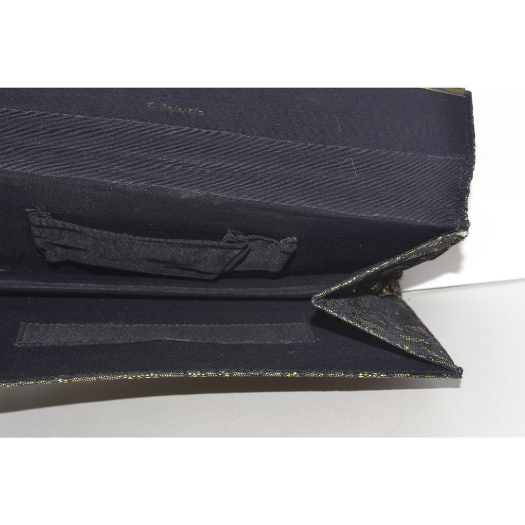 Vintage Lace & Gold Evening Purse By Majestic