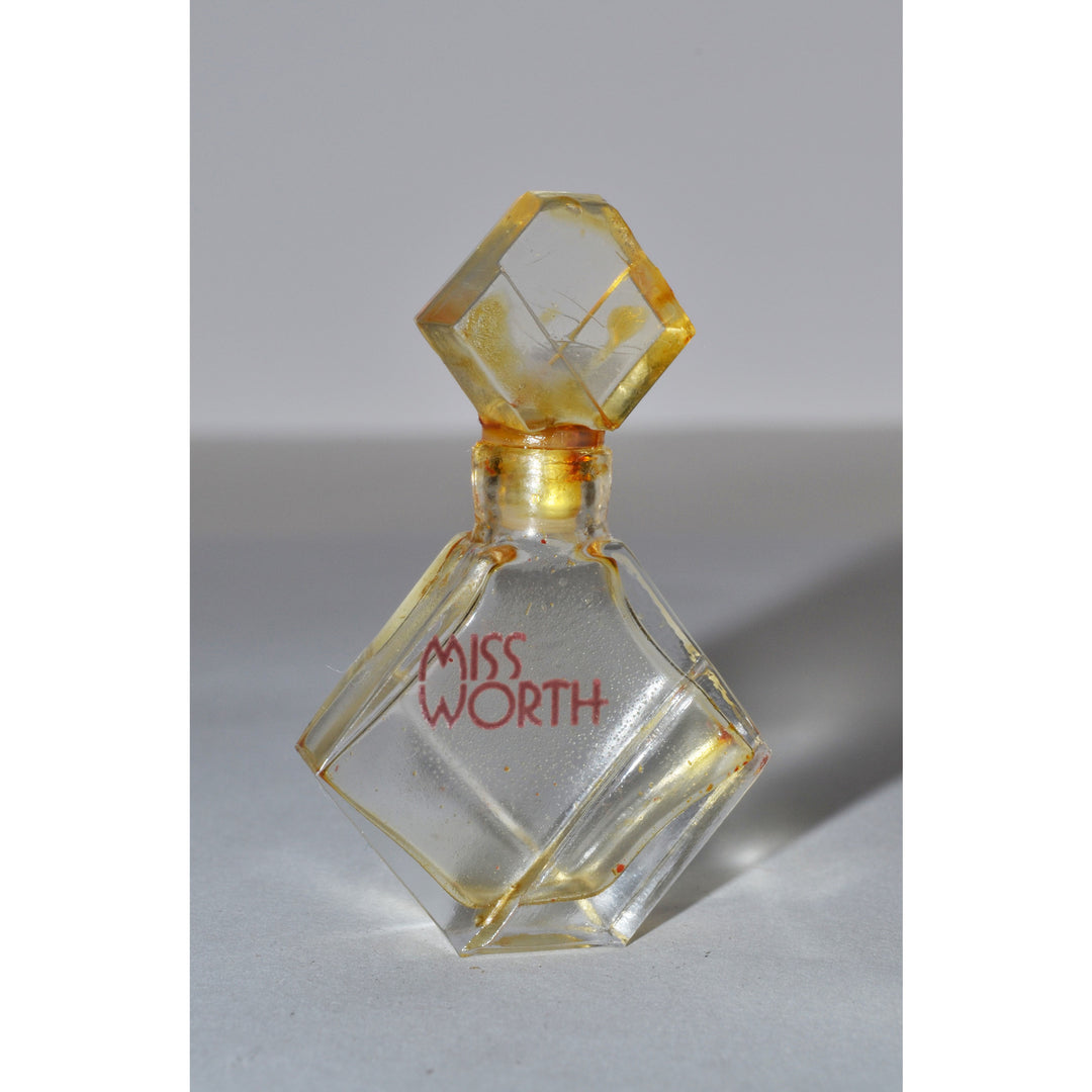 Vintage Miss Worth Perfume Mini By Worth
