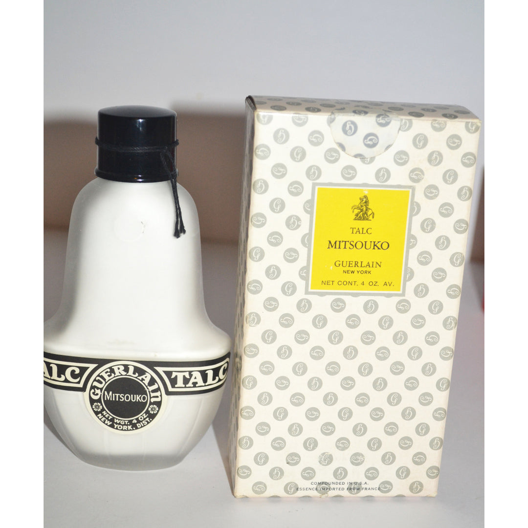 Vintage Mitsouko Talc Lyre Bottle By Guerlain