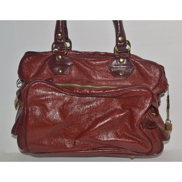 Vintage Burgundy Travel Bag By Monarch Luggage