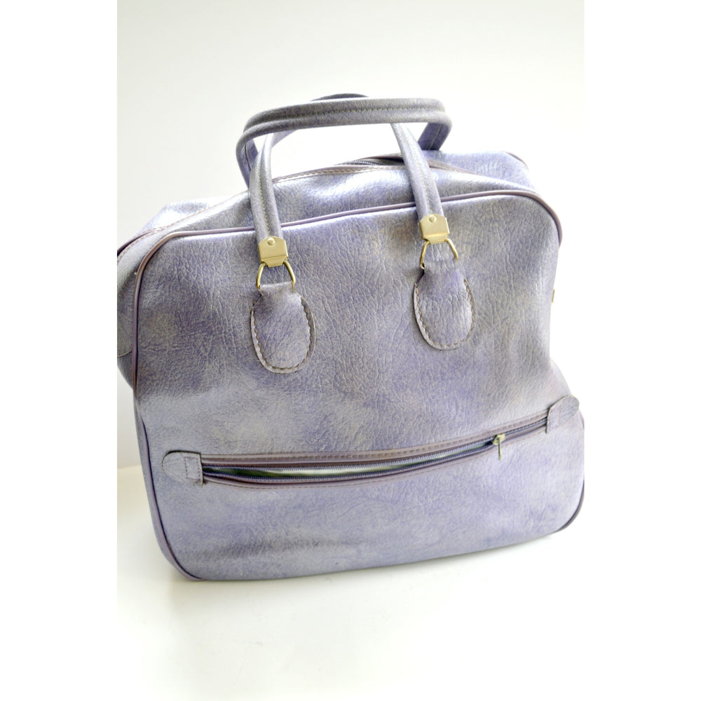 Vintage Purple Carry-All Travel Bag By Invicta