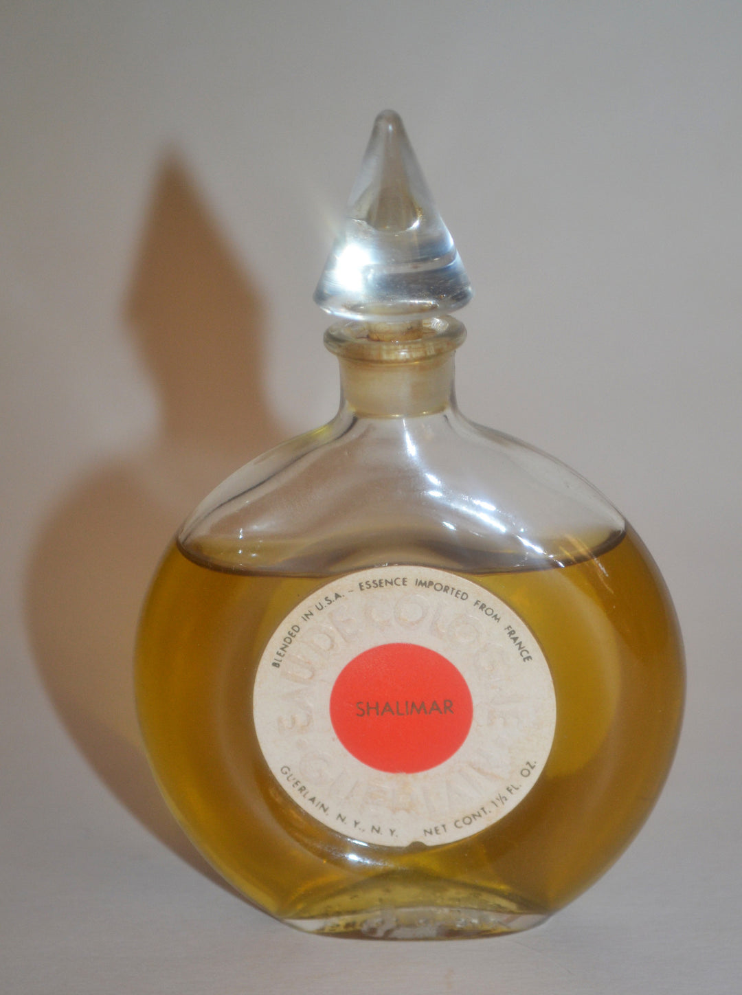 Vintage Shalimar Eau De Cologne By Guerlain