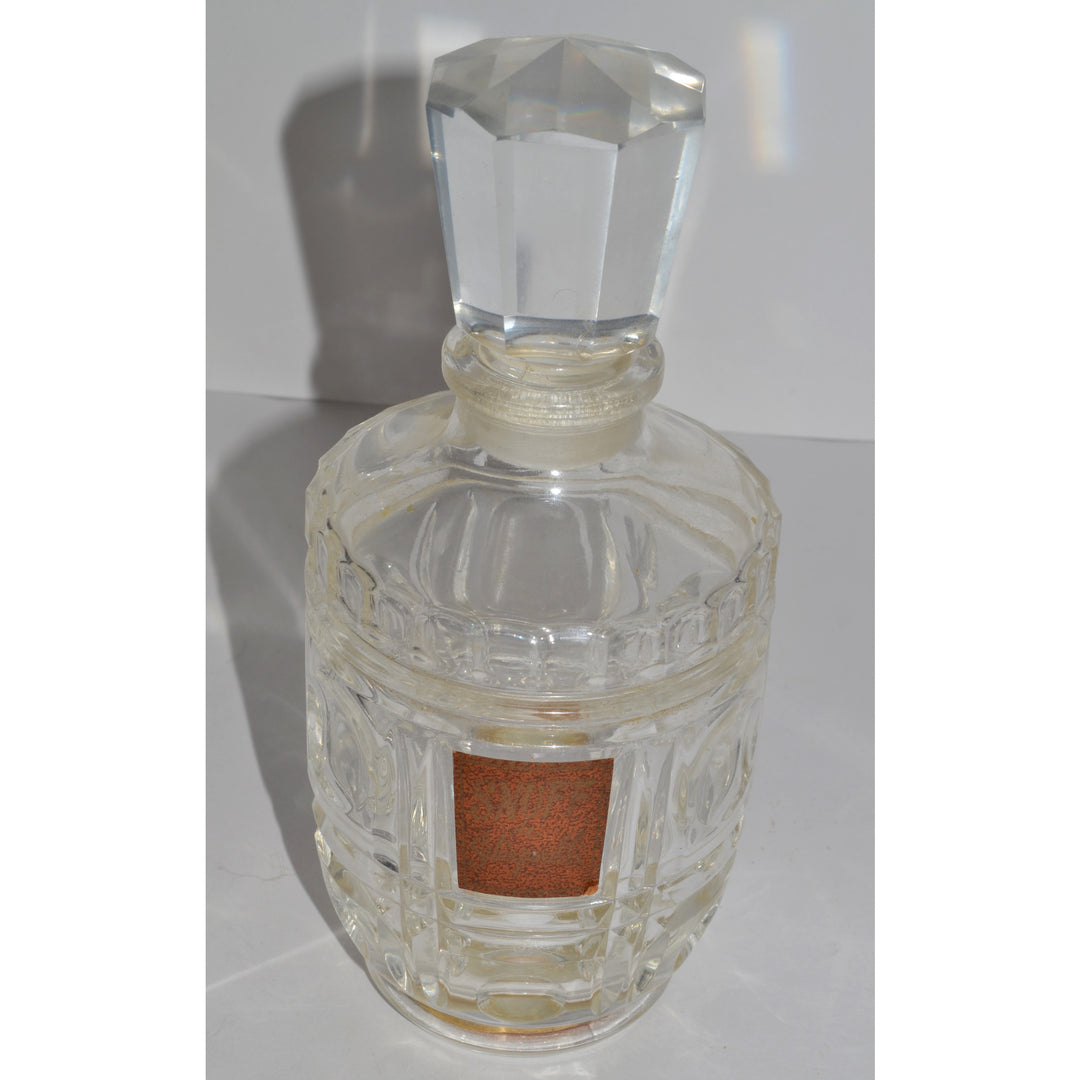 Vintage Snuff Thumbprint Decanter By Schiaparelli