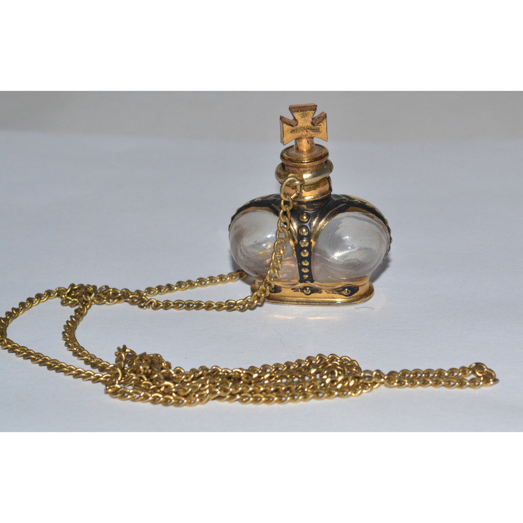 Vintage Wind Song Perfume Necklace By Prince Matchabelli