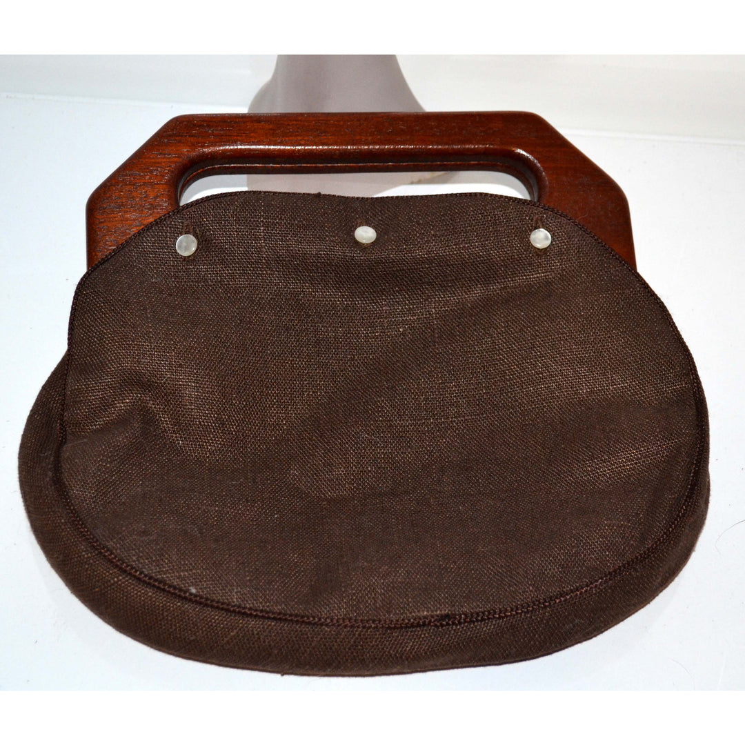 Vintage Linen Bermuda Purse By The Bee Hive