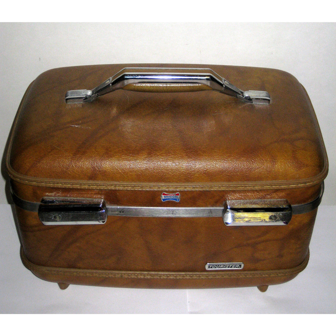 Vintage Brown Traincase By American Tourister
