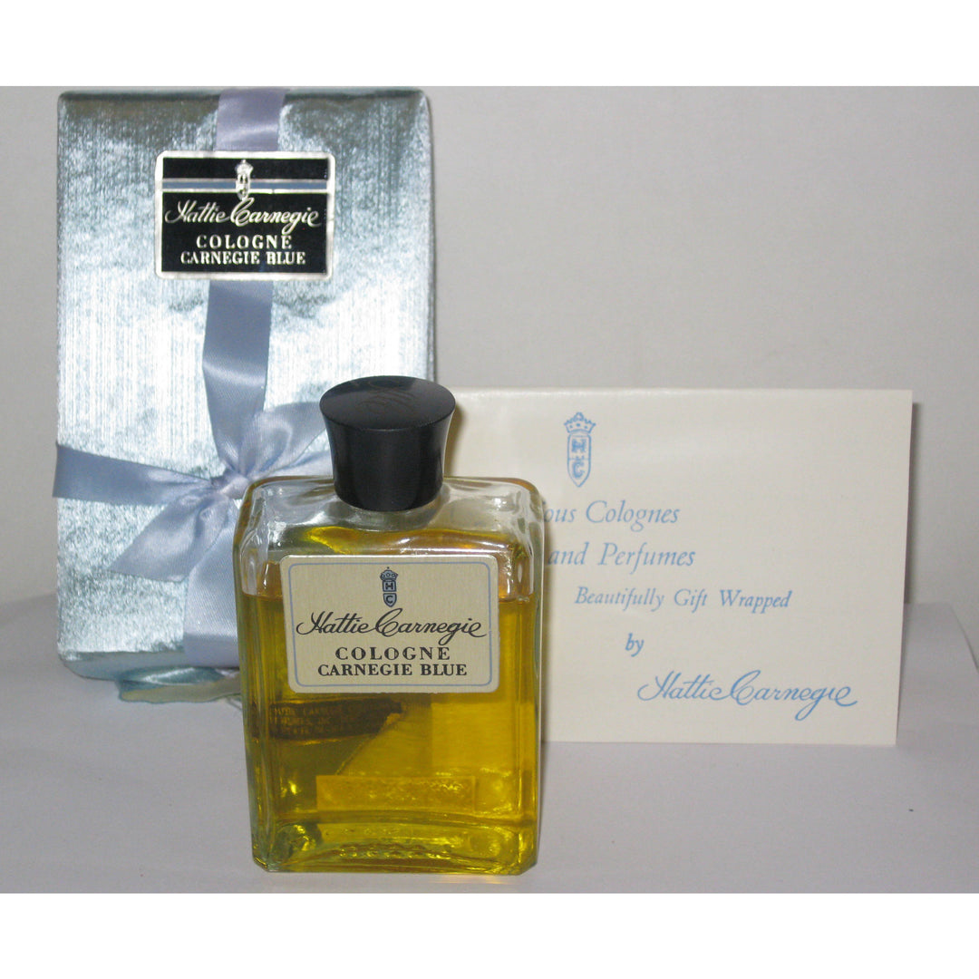 Vintage Carnegie Blue Cologne By Hattie Carnegie