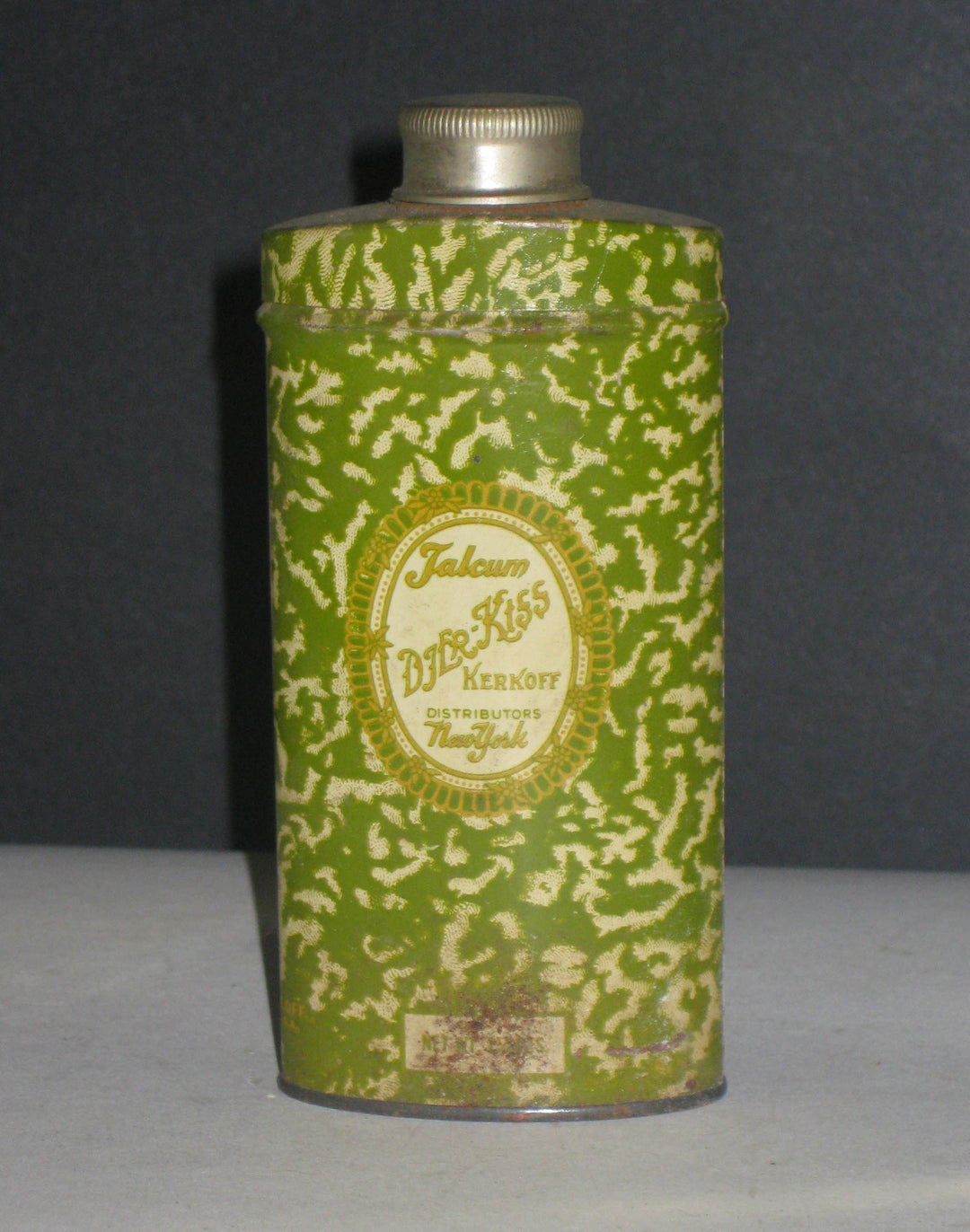 Kerkoff Djer Kiss Talcum Powder Tin