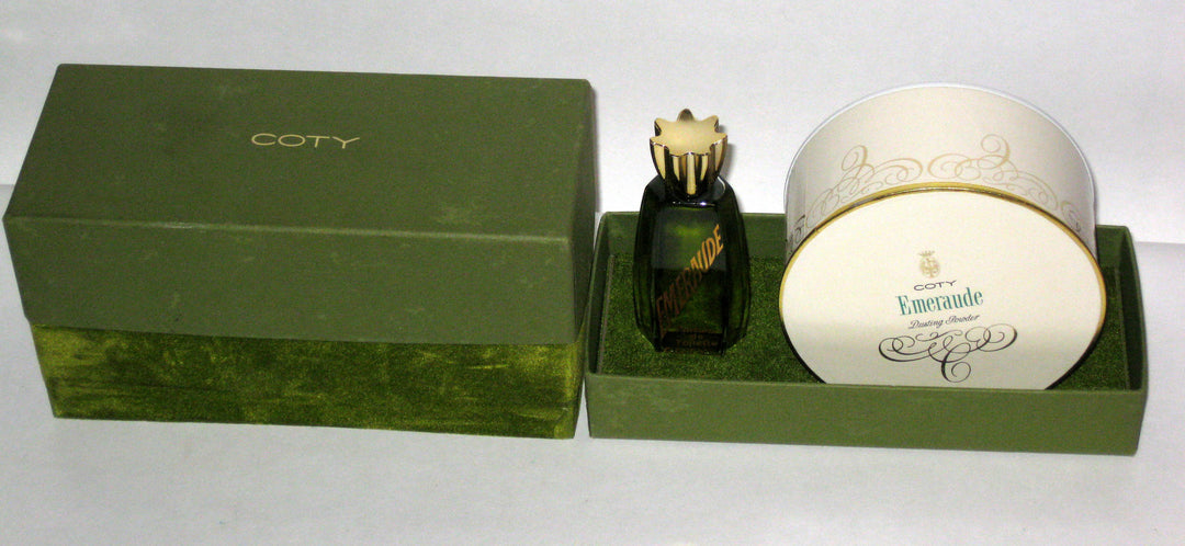 Coty Emeraude Parfum & Powder Presentation