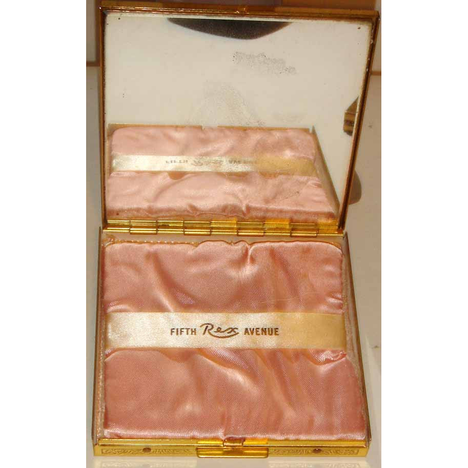 Vintage Pink Flamingos Compact By Rex