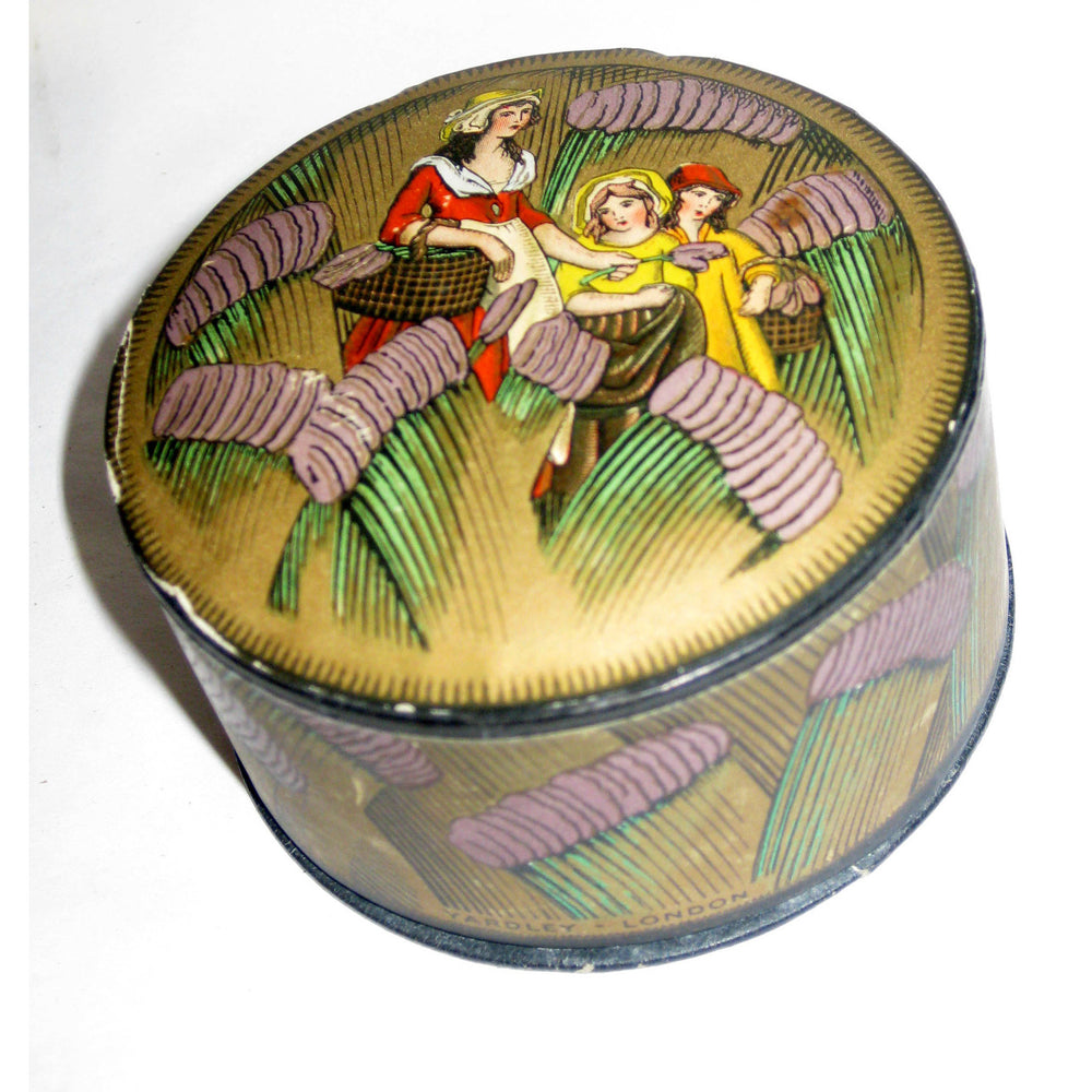 Vintage Lavender Face Powder Container By Yardley