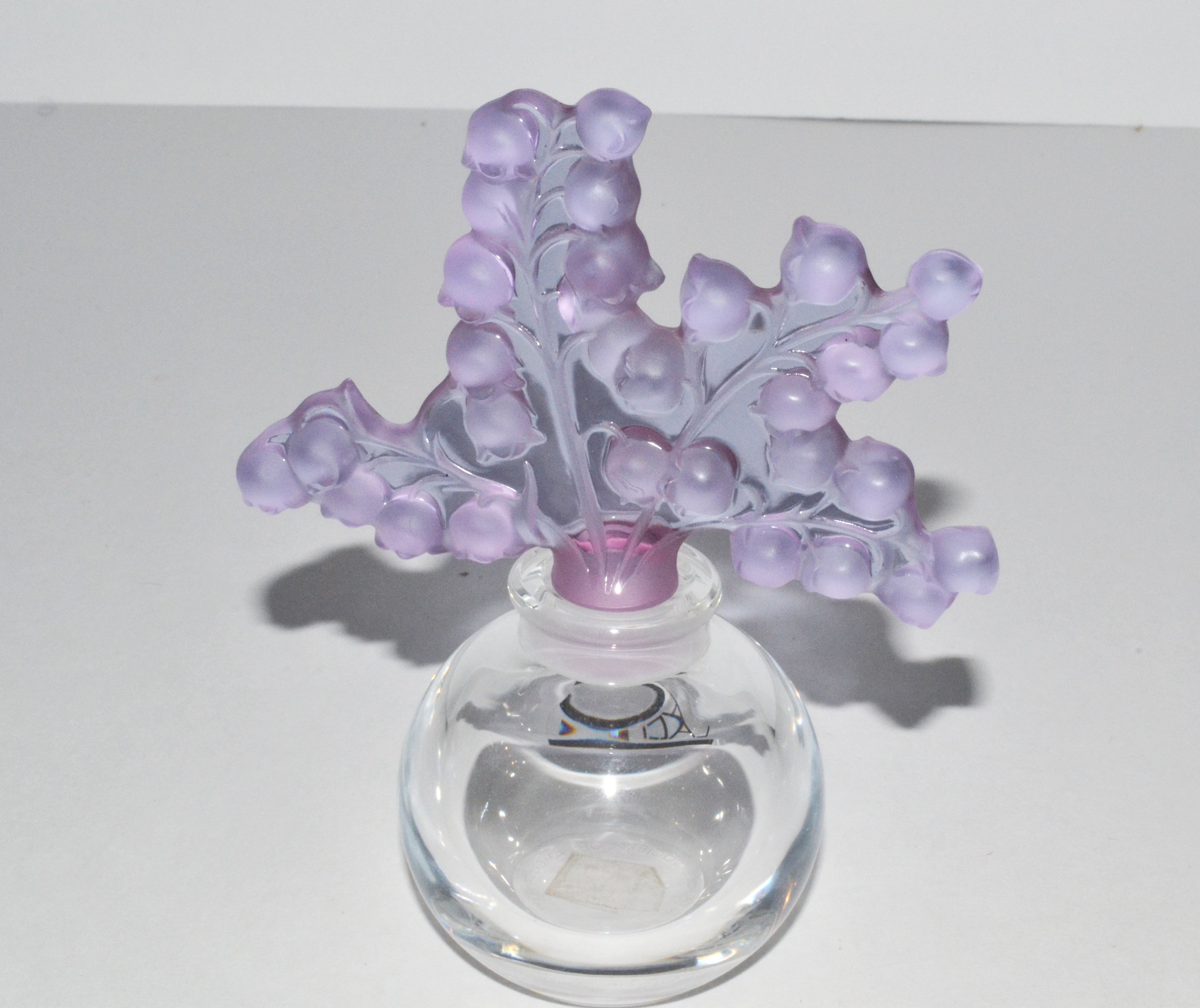 Lalique Clairefontaine Perfume Bottle Purple Lily Of The Valley