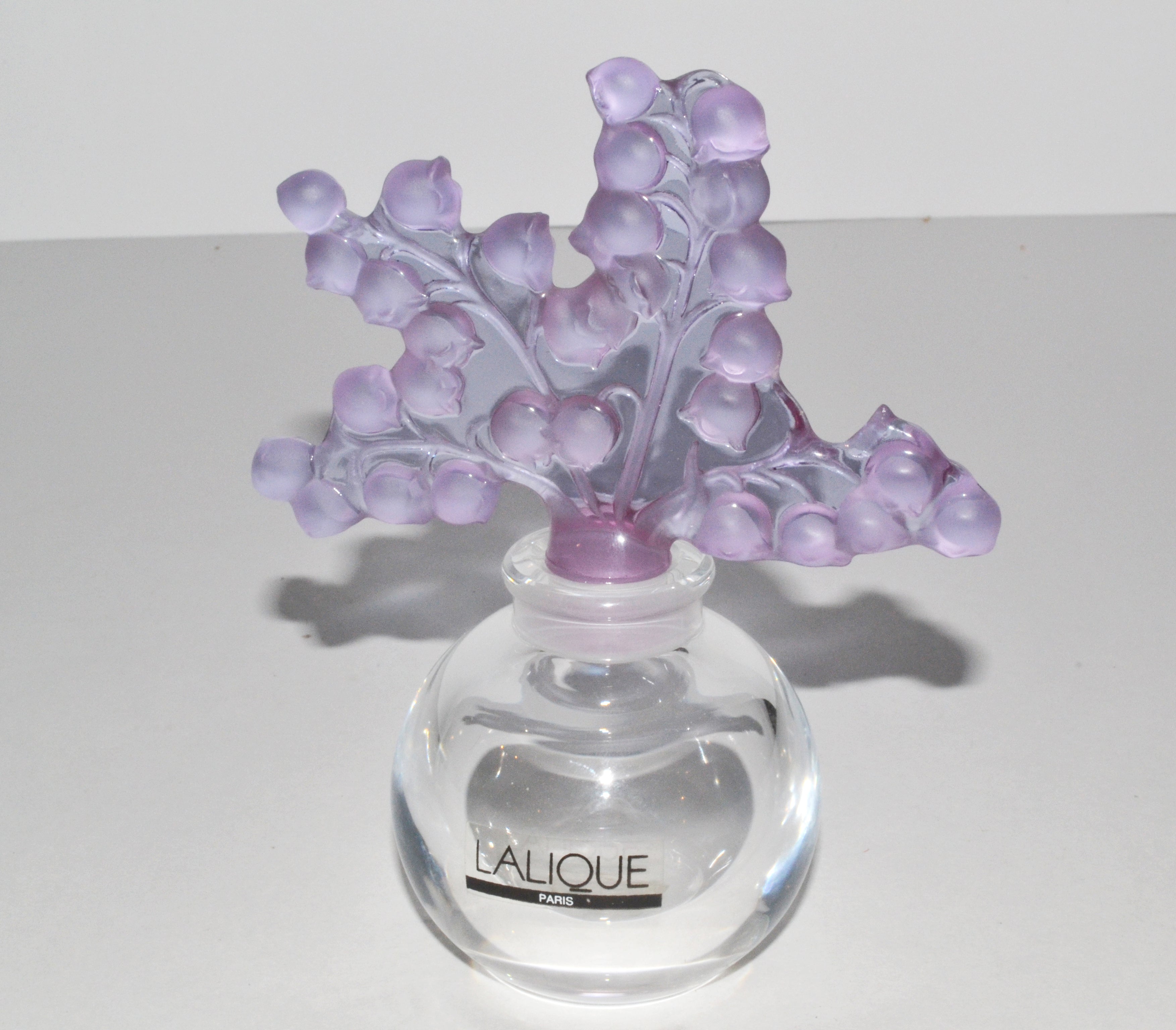 LALIQUE ラリック/ Lily Of The Valley 香水瓶 LALIQUE Crystal Clairefontaine Lily Of The Valley Perfume Bottle w