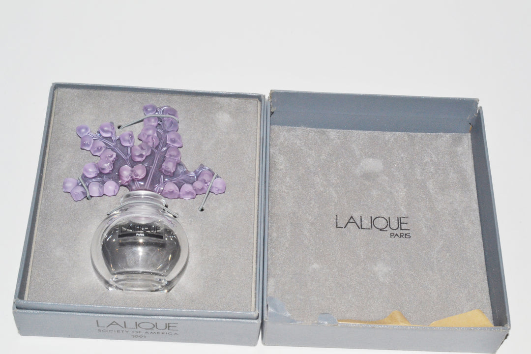 Lalique Clairefontaine Lavender Perfume Bottle