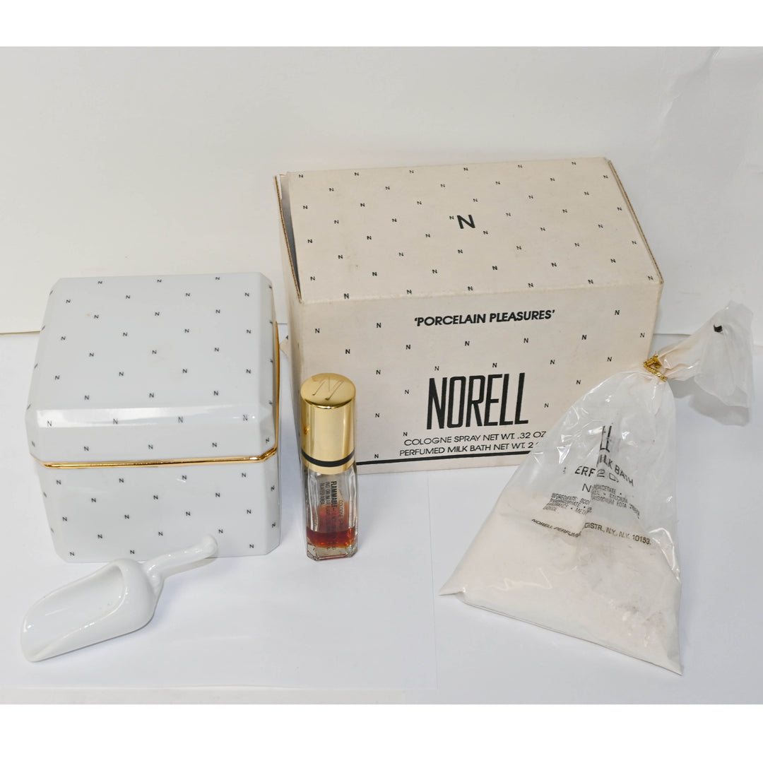 Vintage Norell Cologne &amp; Milk Bath Porcelain Pleasures