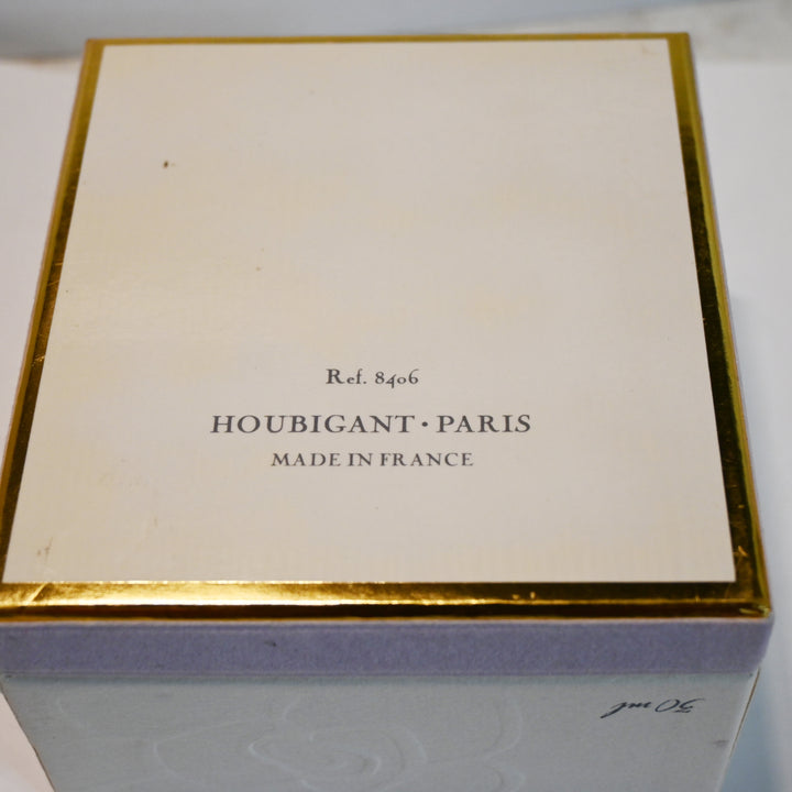 Houbigant presentation box underside and reference marking