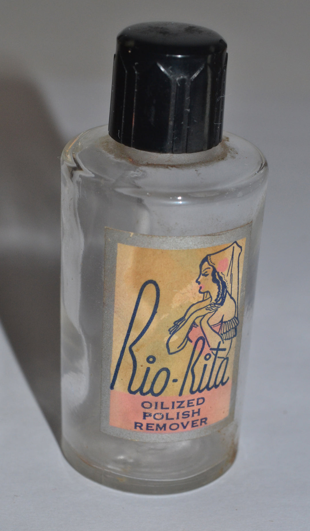 Vintage Rio-Rita Oilized Polish Remover bottle
