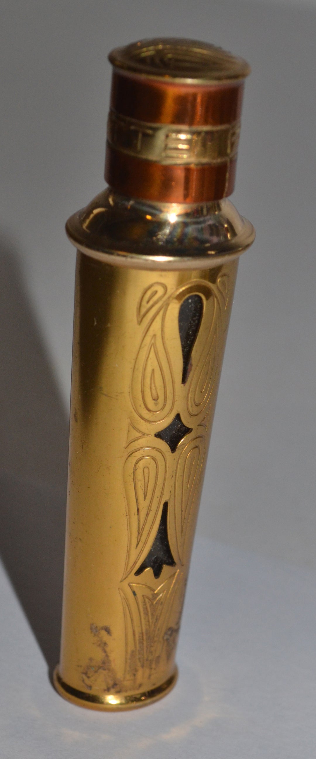 Fabergé Tigress gold purse bottle