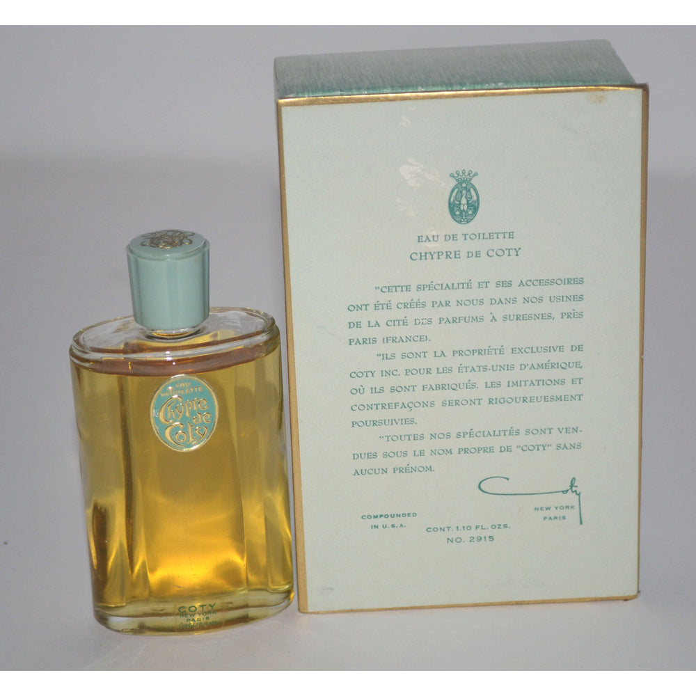 Vintage Coty Chypre Eau De Toilette