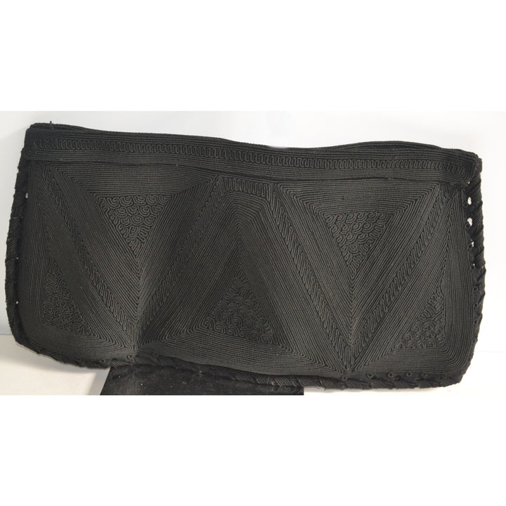 Vintage Black Clutch Purse By Corde 