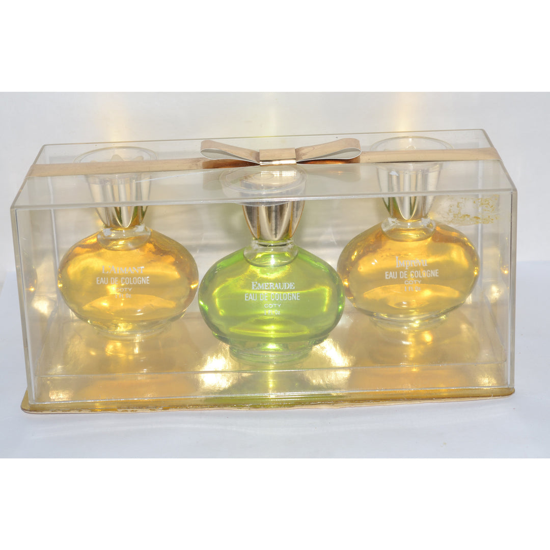 Vintage Coty Cologne Set