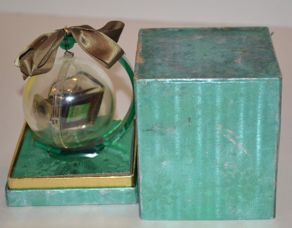 Vintage Emeraude Perfume By Coty Holiday Ornament 