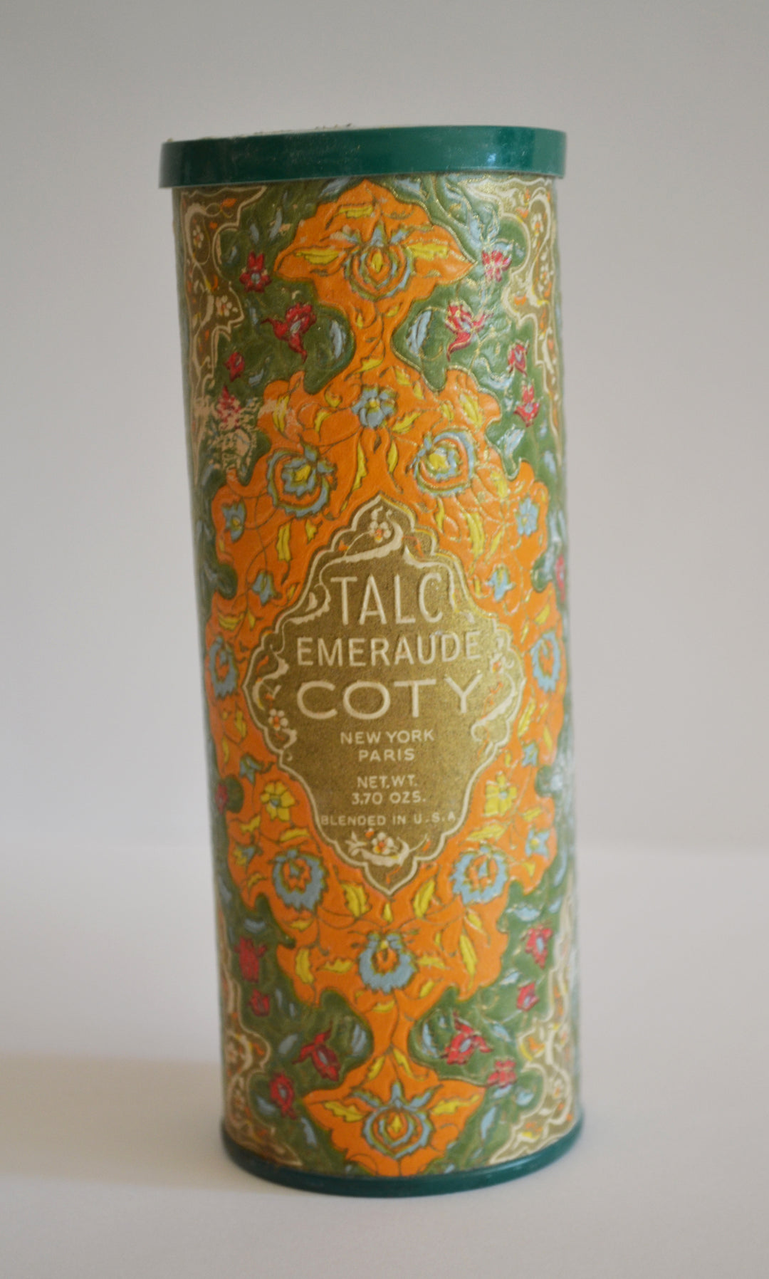 Vintage Emeraude Talc Shaker By Coty