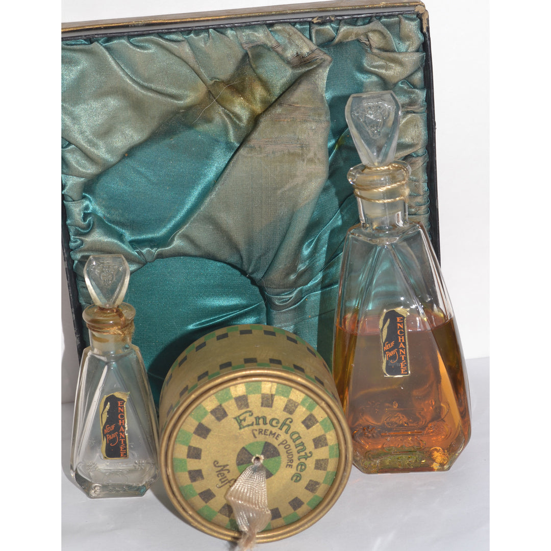 Vintage Enchantee Perfume Set By Neuf Paris 