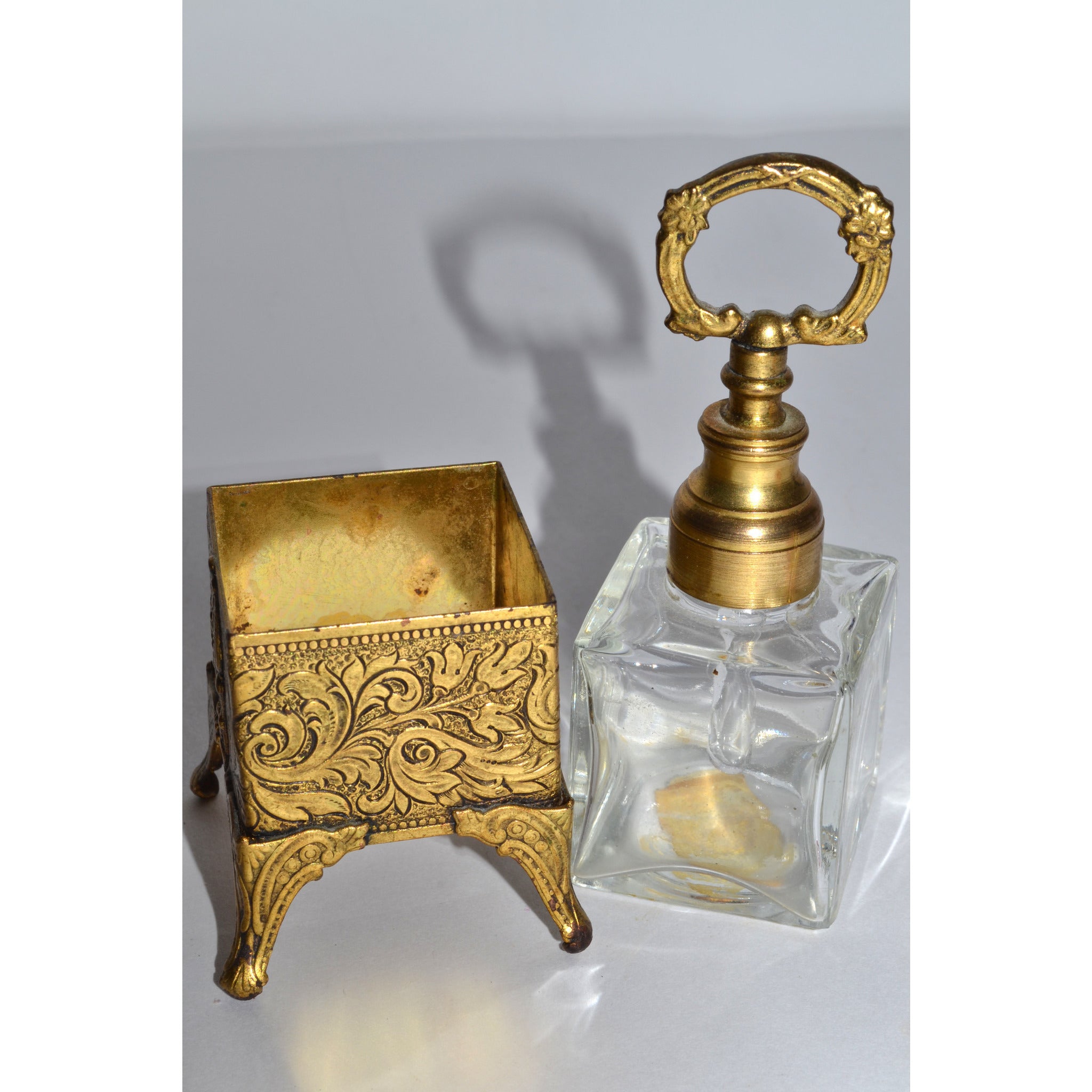 Vintage 24K Gold Plated popular Perfume Bottles