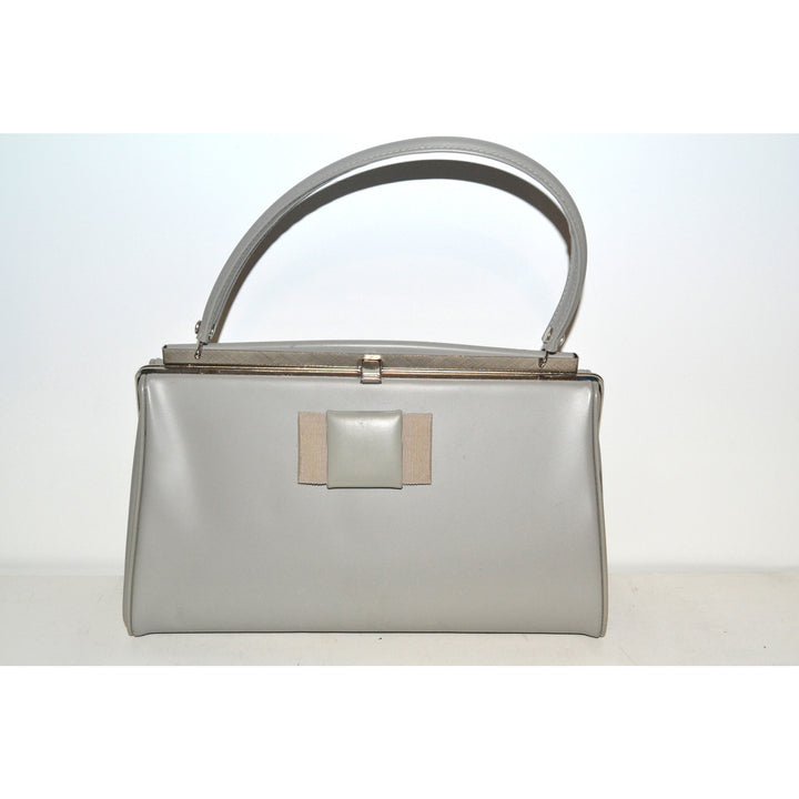 Vintage Grey Kelly Purse