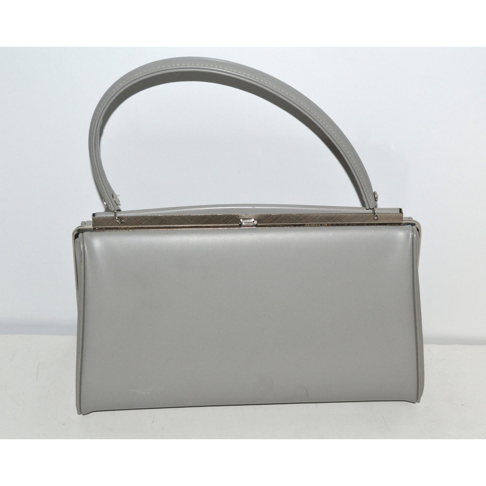 Vintage Grey Kelly Purse